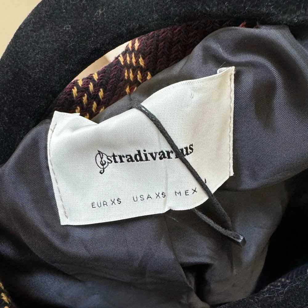 Stradivarius plaid coat - Picture 5 of 6